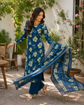 Saanvi Blue Kurti Set