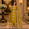 Riwaz Mustard Kurti Set