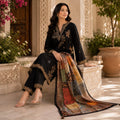 Midnight Heritage Black Kurti Set