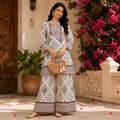 Summer Pure White Printed Co-ord Set