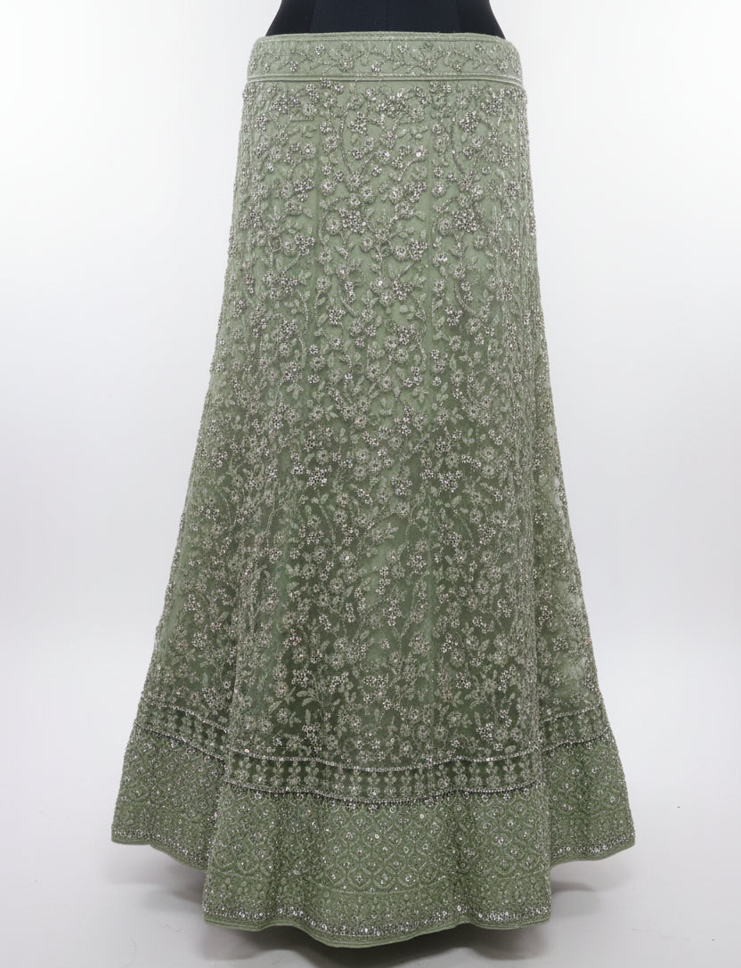 SAGE GREEN LEHENGA