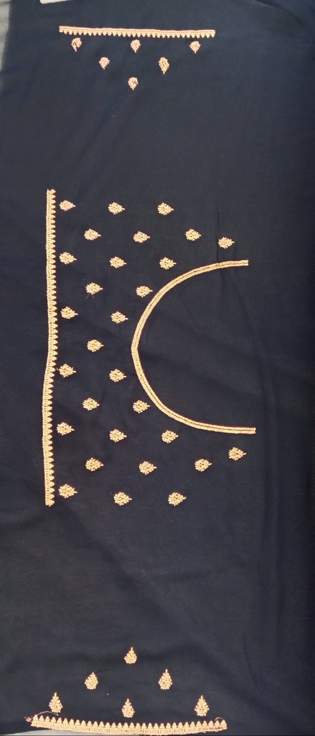 NAVY  COPPER BANARASI SAREE