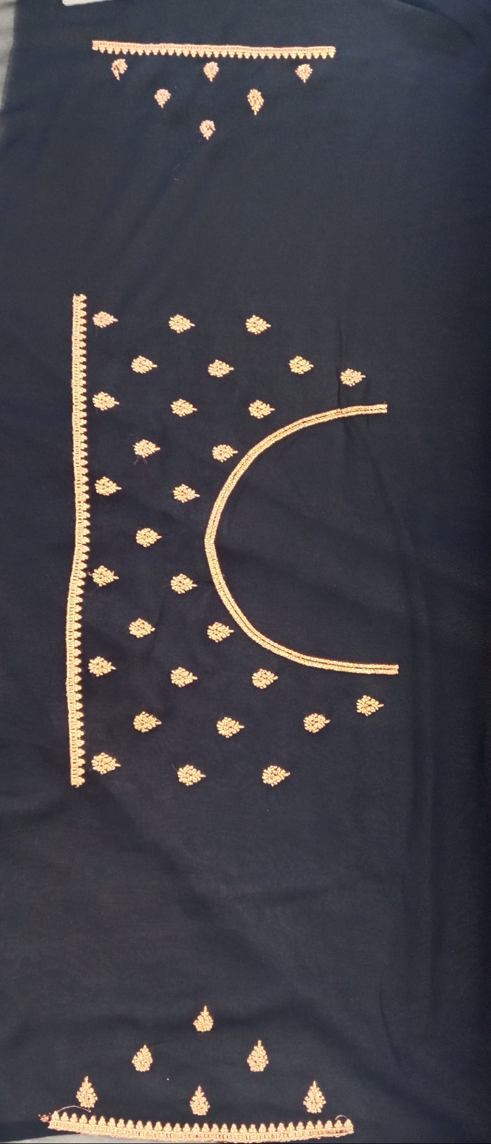 NAVY  COPPER BANARASI SAREE