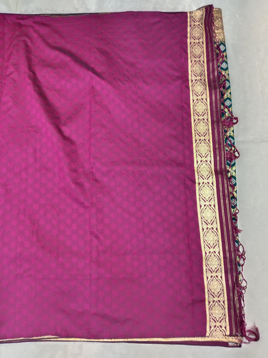 FOREST GREEN BANARASI SILK SAREE