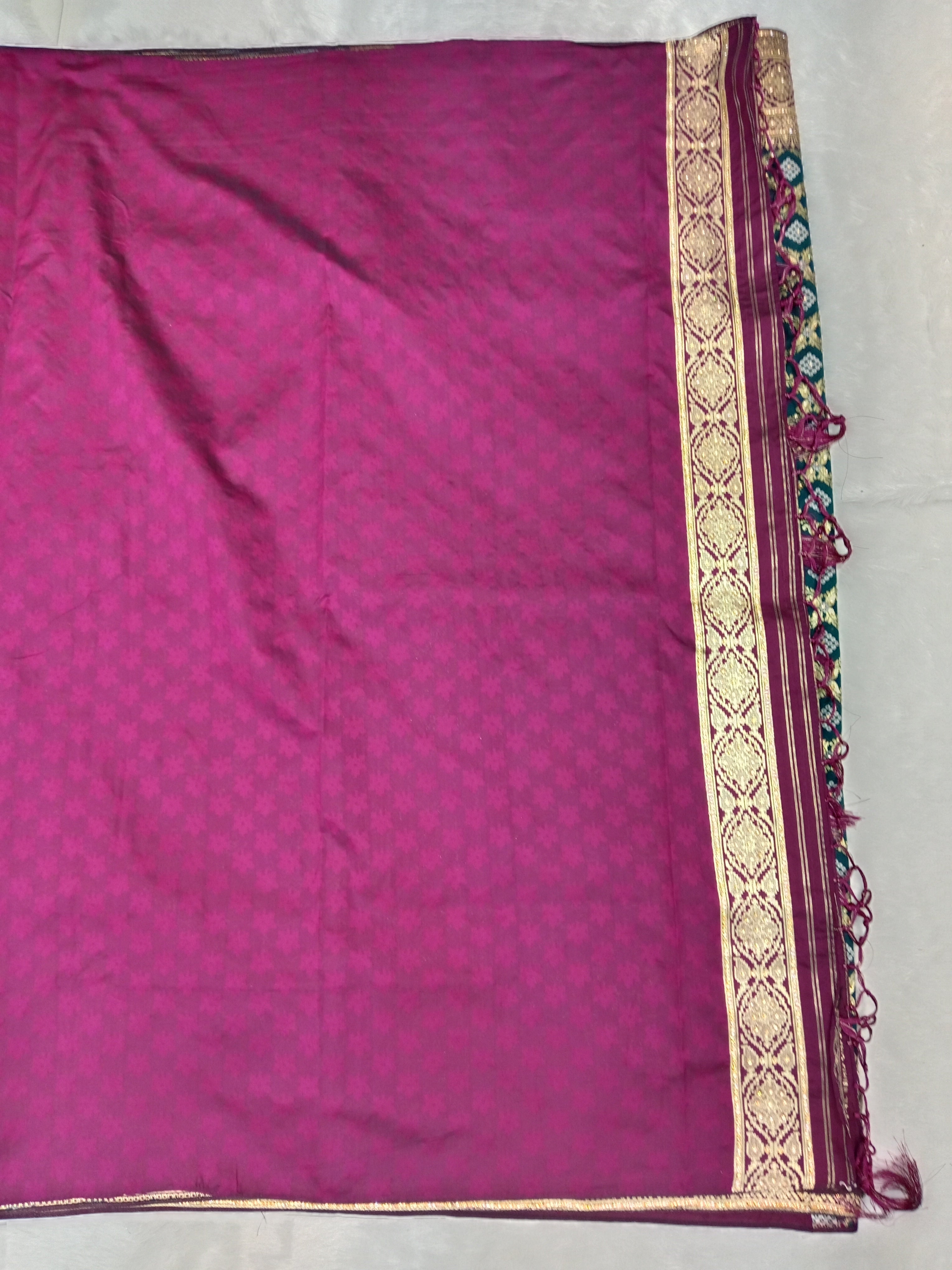 FOREST GREEN BANARASI SILK SAREE