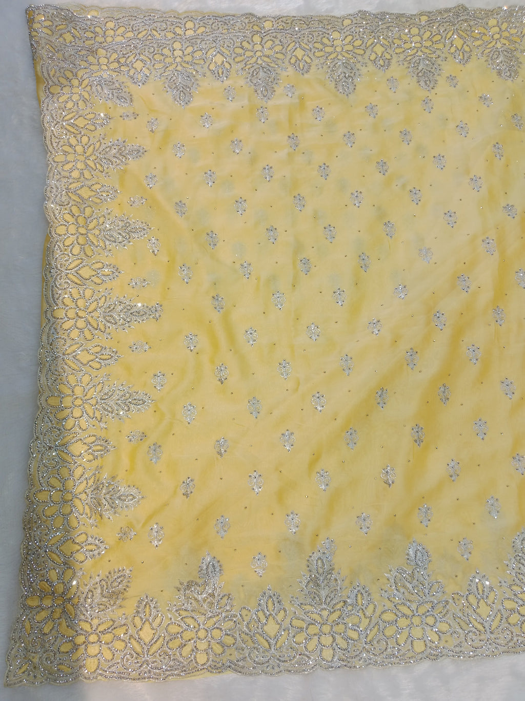 BUTTER YELLOW SAREE