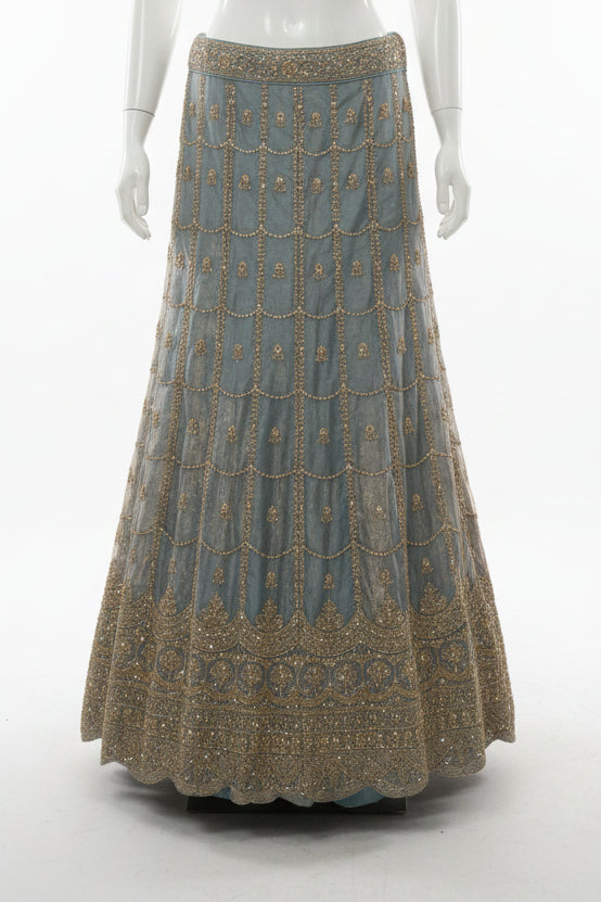 ICE- BLUE LEHENGA