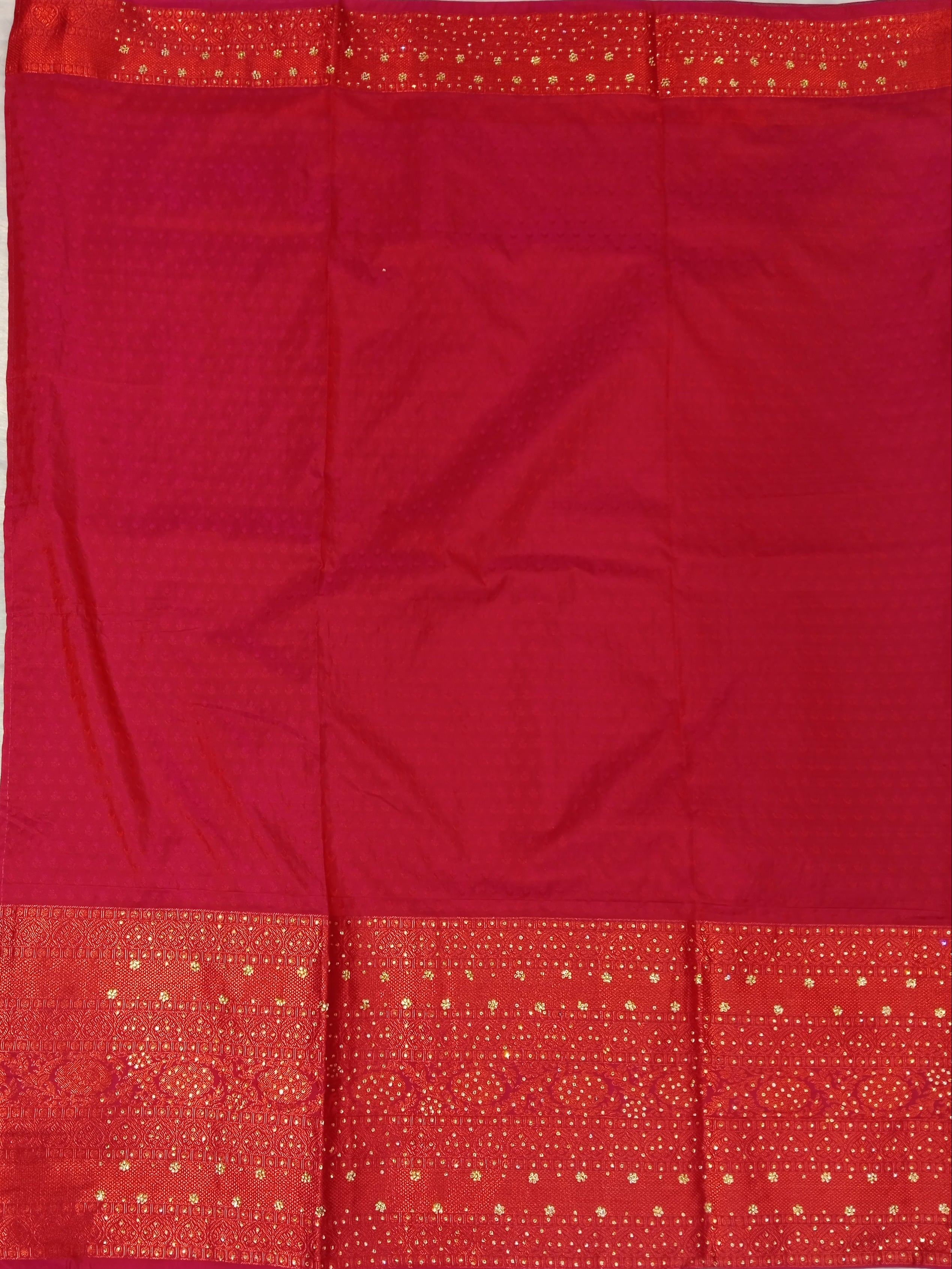 PEACOCK BLUE KUMKUM RED KANCHIPURAM SILK SAREE