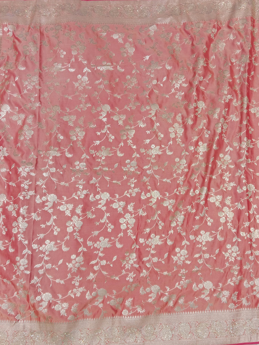 ROSE PINK BANARASI SILK SAREE