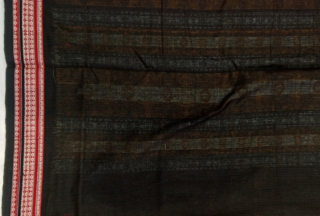 RED SAMBALPURI BANDHA SAMBALPURI HANDLOOM COTTON SAREE