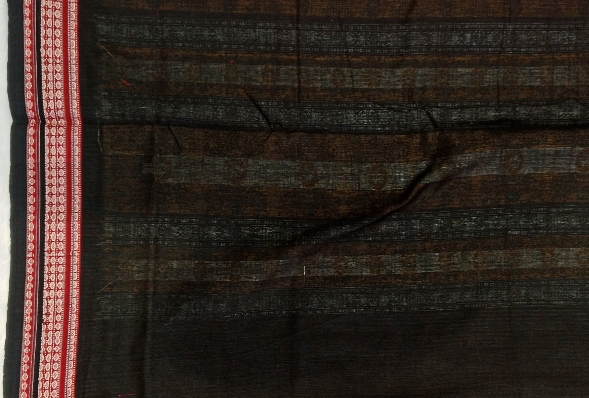 RED SAMBALPURI BANDHA SAMBALPURI HANDLOOM COTTON SAREE