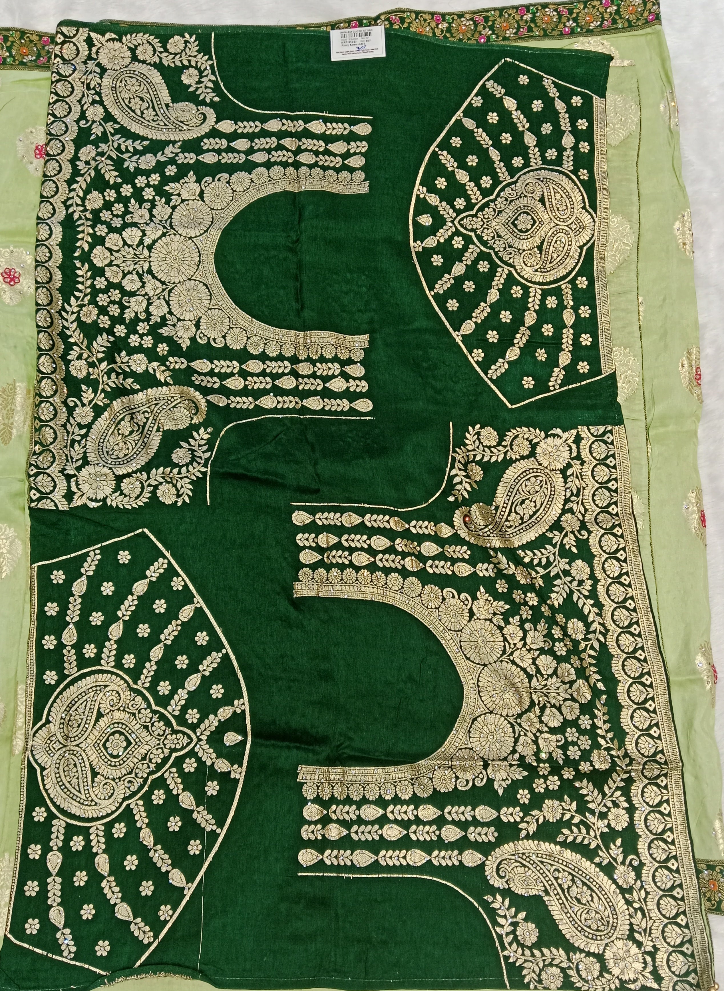 PISTA GREEN SAREE