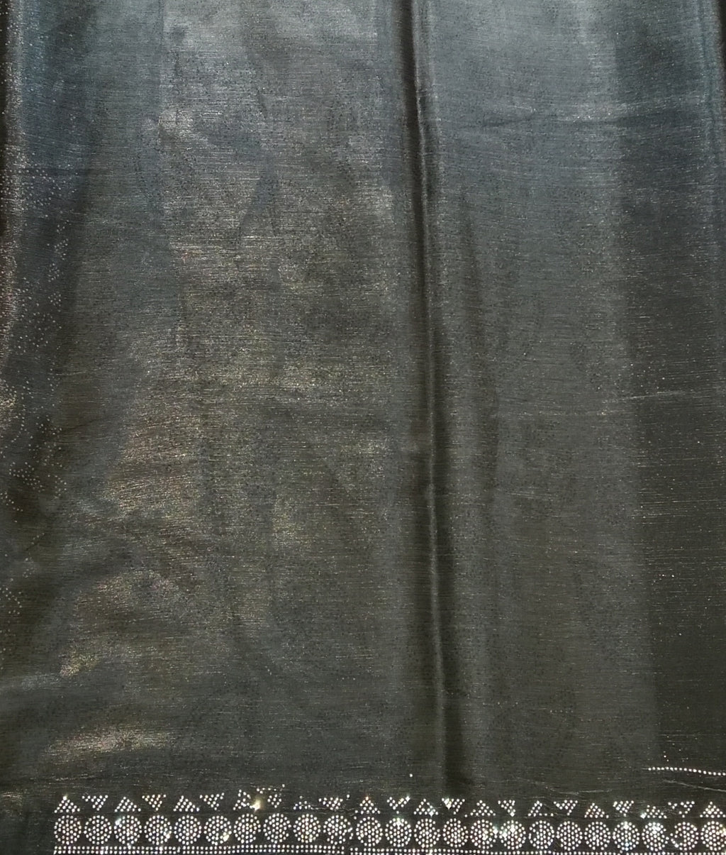 CHARCOAL GREY SAREE