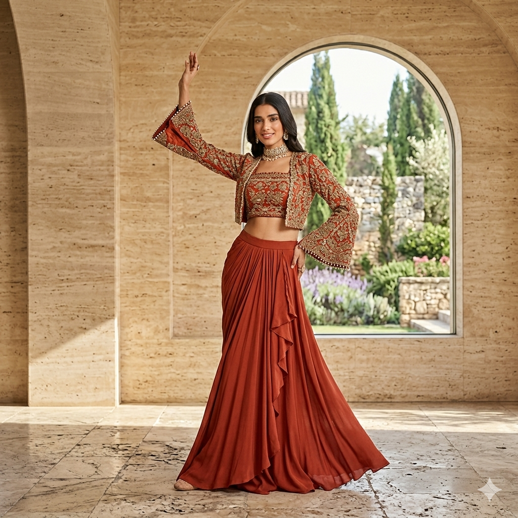 BRICK ORANGE MAJESTY SHARARA