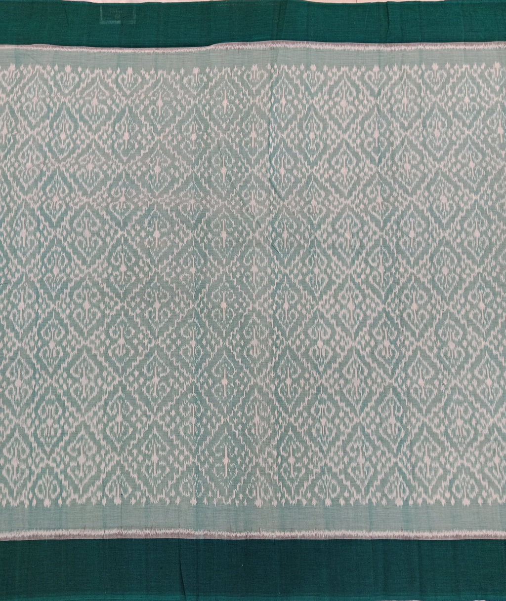 AQUA BLUE SAMBALPURI HANDLOOM COTTON SAREE