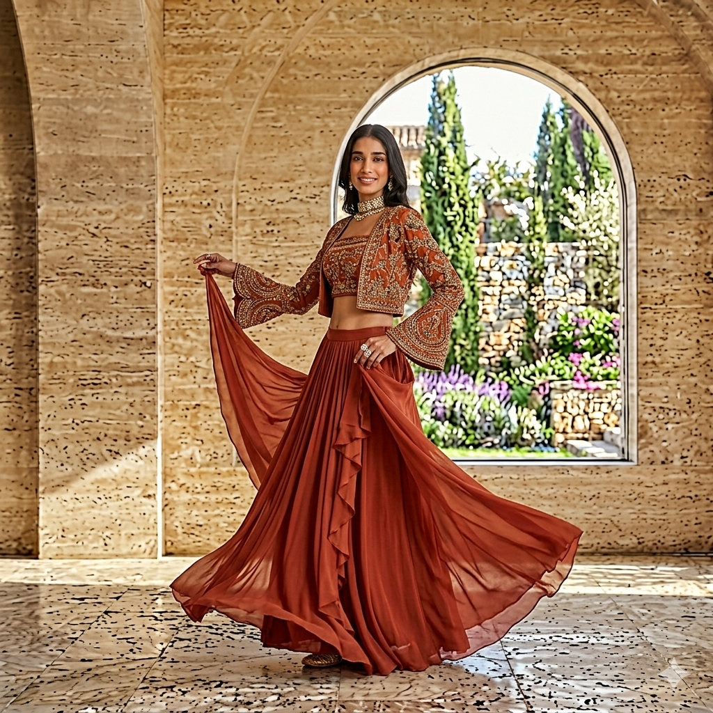 BRICK ORANGE MAJESTY SHARARA