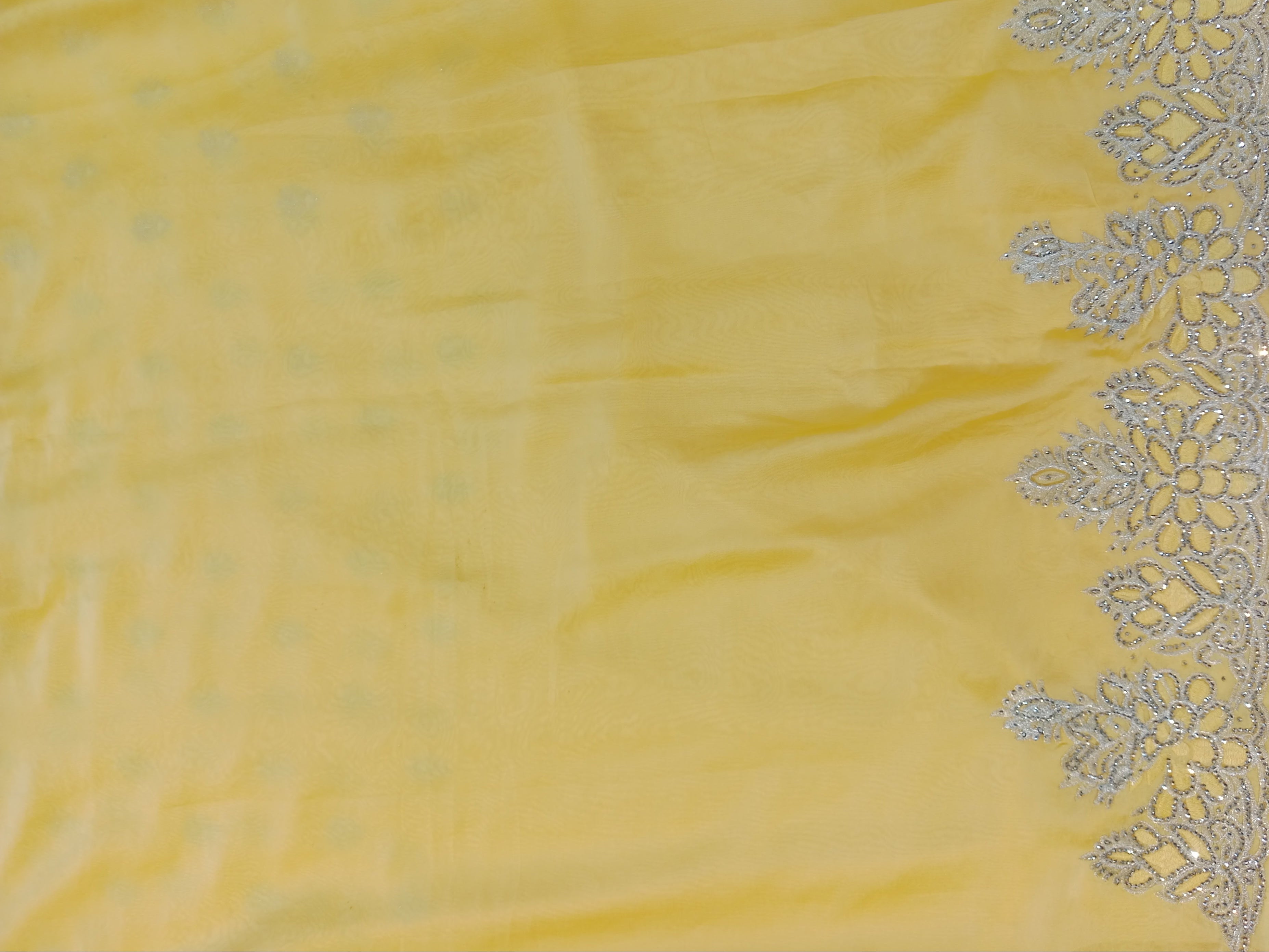 BUTTER YELLOW SAREE