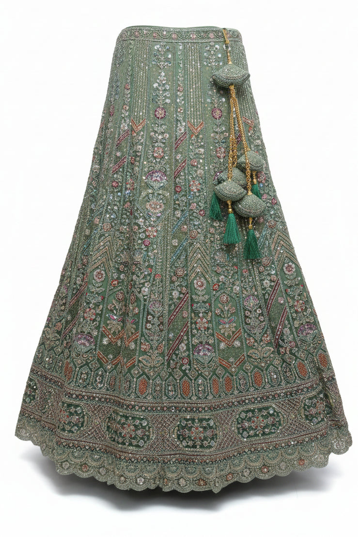 MINT GREEN LEHENGA