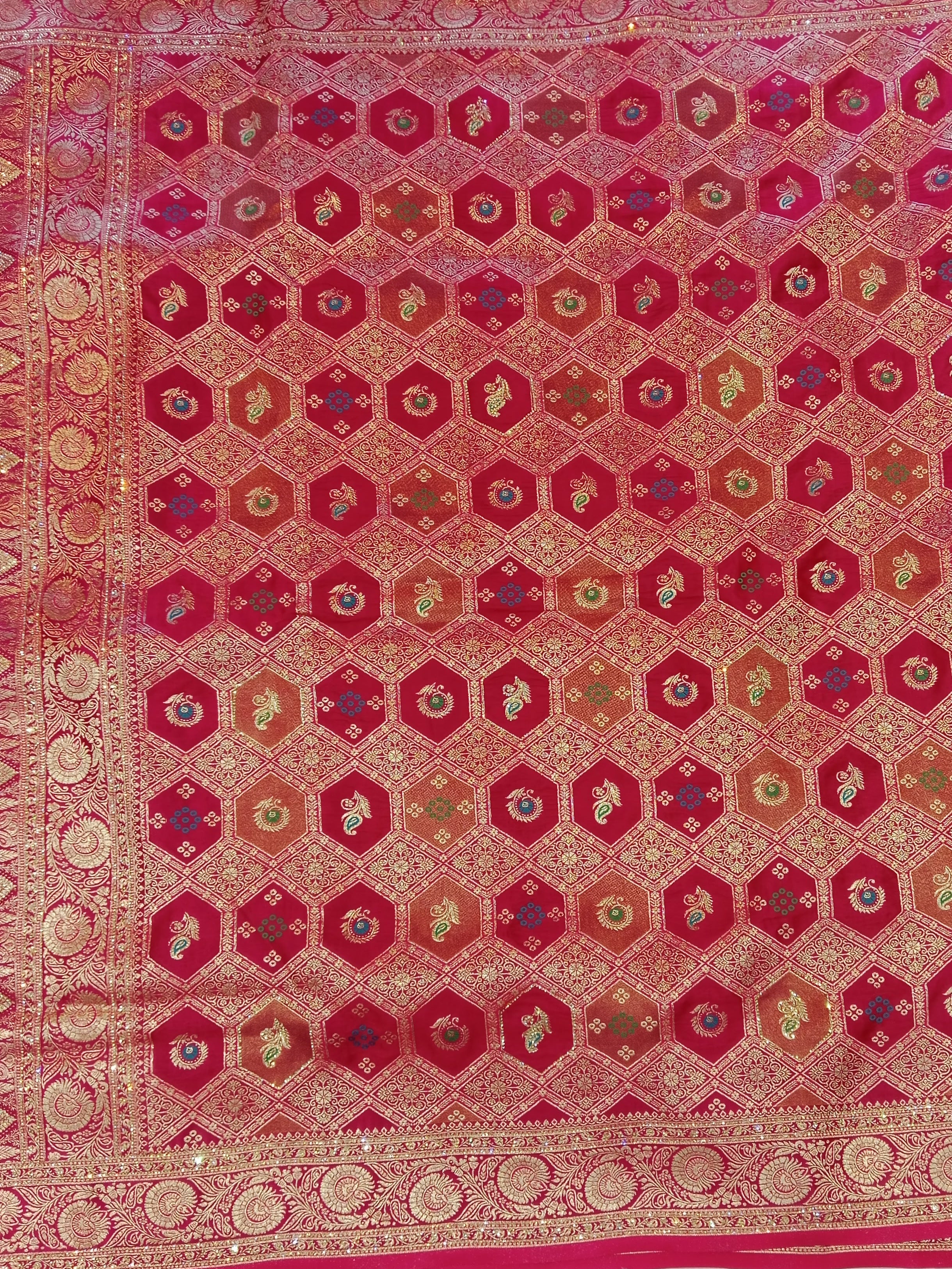 RANI PINK PATOLA STYLE BANARASI SILK SAREE