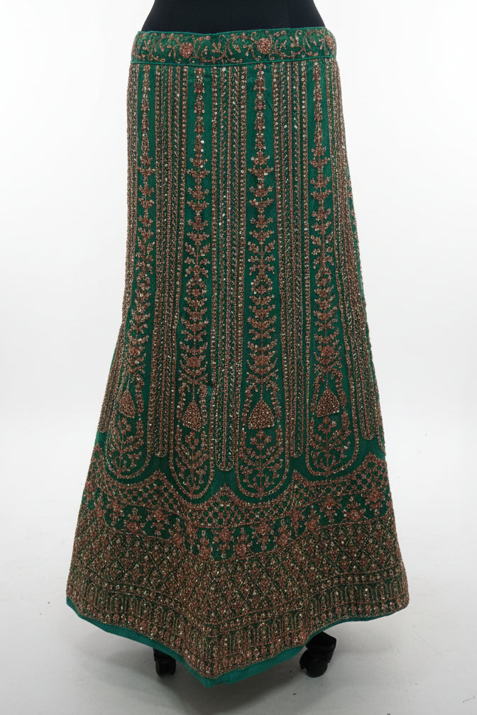 EMERALD GREEN LEHENGA
