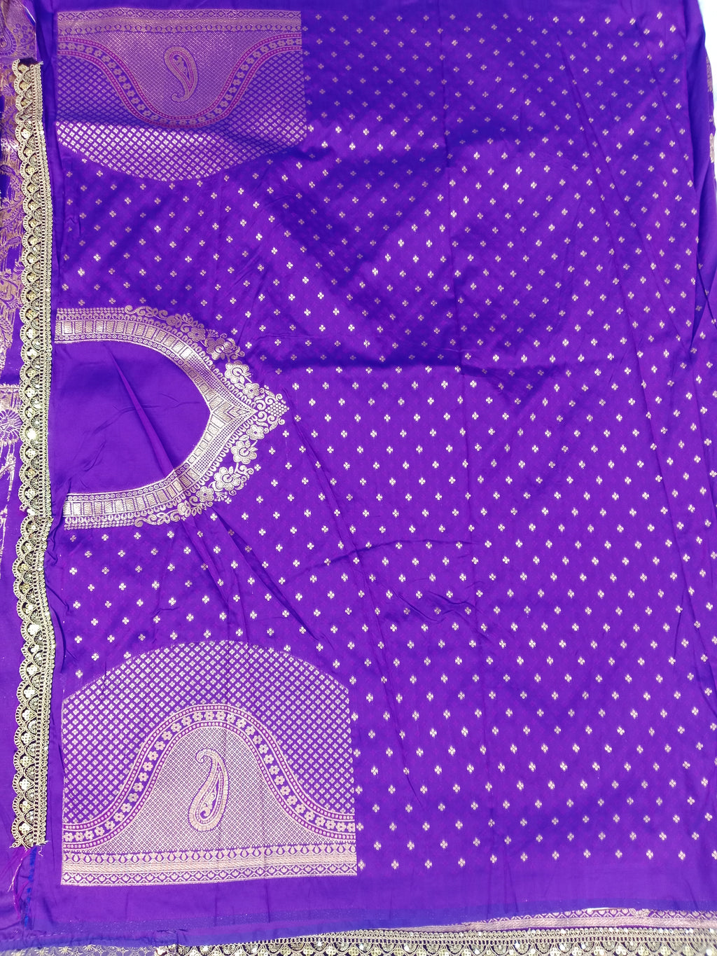 ROYAL PURPLE BANARASI SILK SAREE