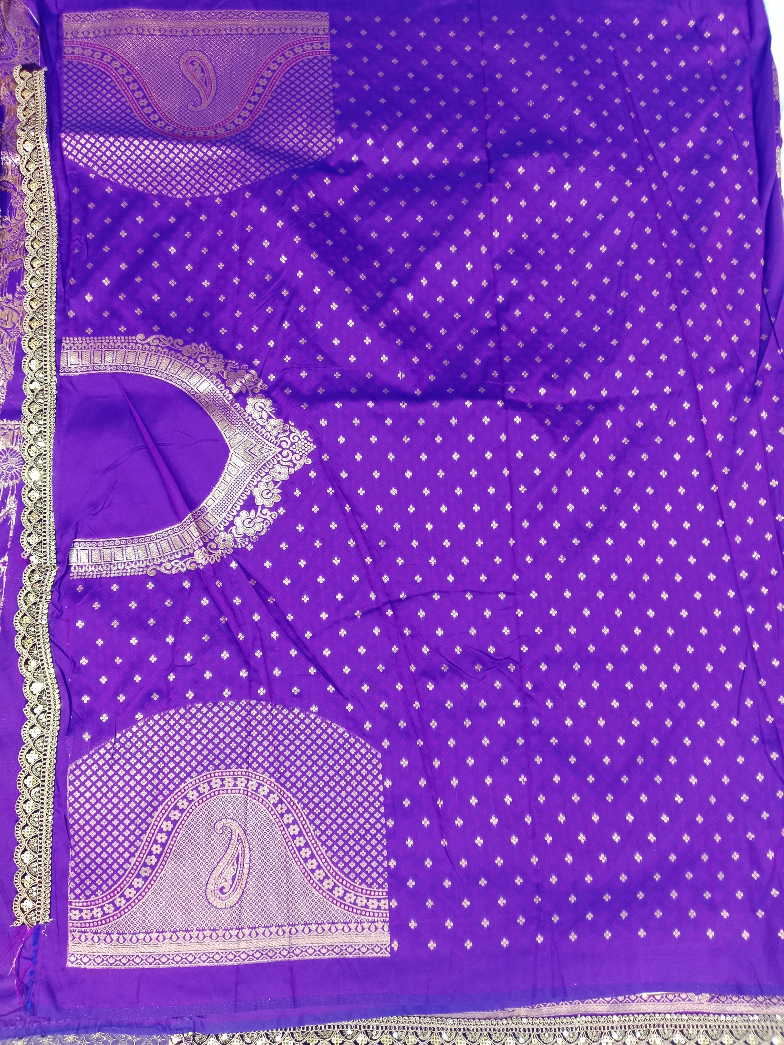 ROYAL PURPLE BANARASI SILK SAREE