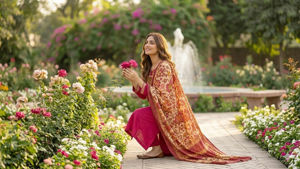 RANI PINK KURTI SET