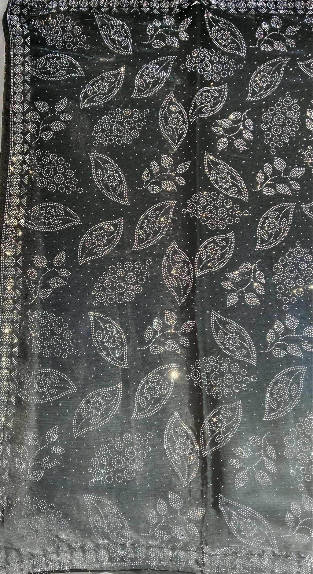 CHARCOAL GREY SAREE