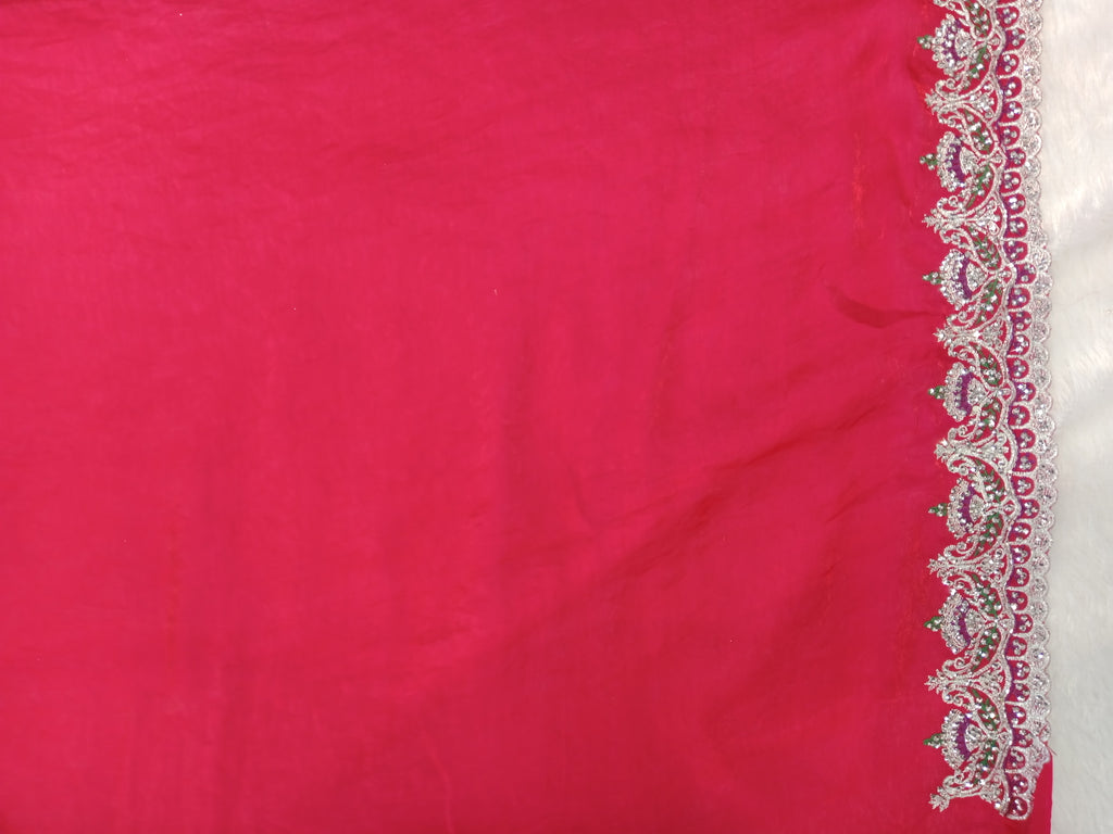 RUBY RED SAREE