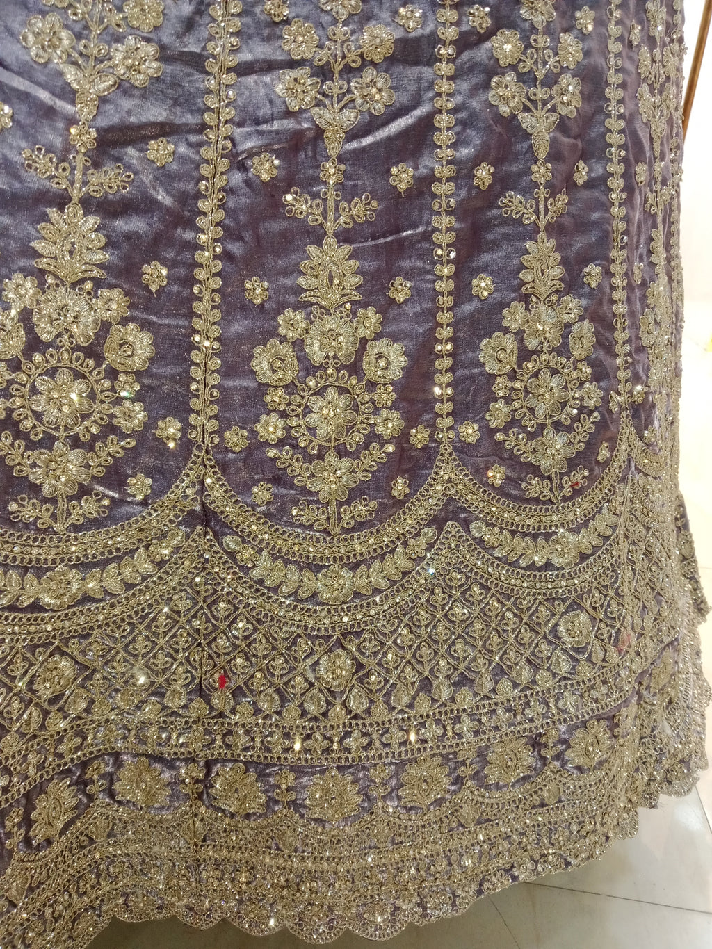 DUSTY LAVENDER LEHENGA