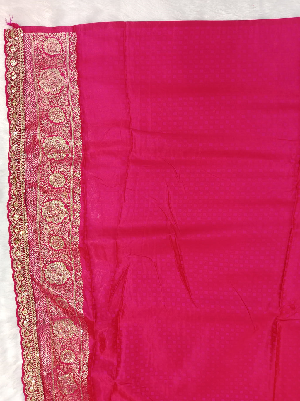 RANI PINK BANARASI SILK SAREE
