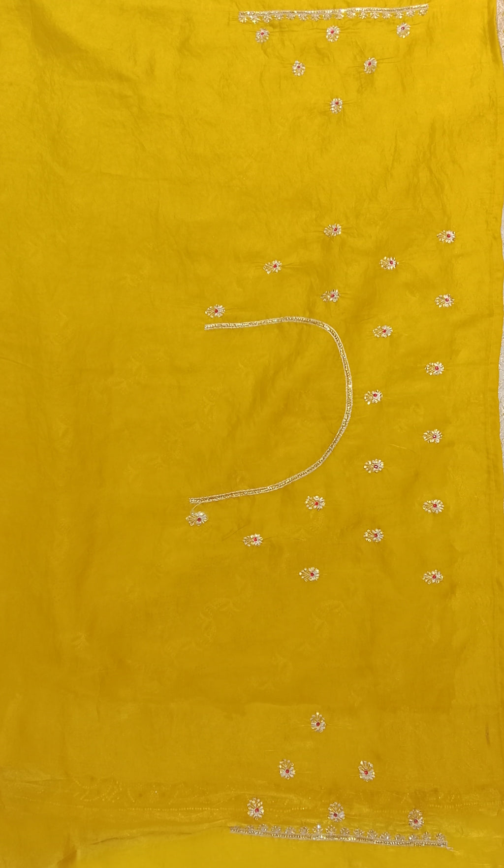MUSTARD YELLOW SAREE
