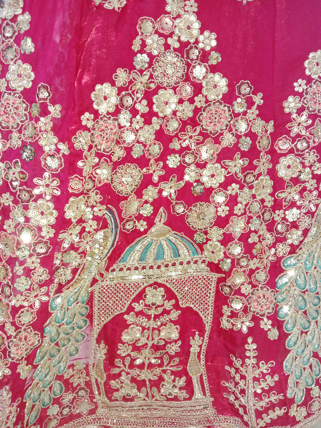 RED VELVET LEHENGA