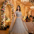 ICE- BLUE LEHENGA