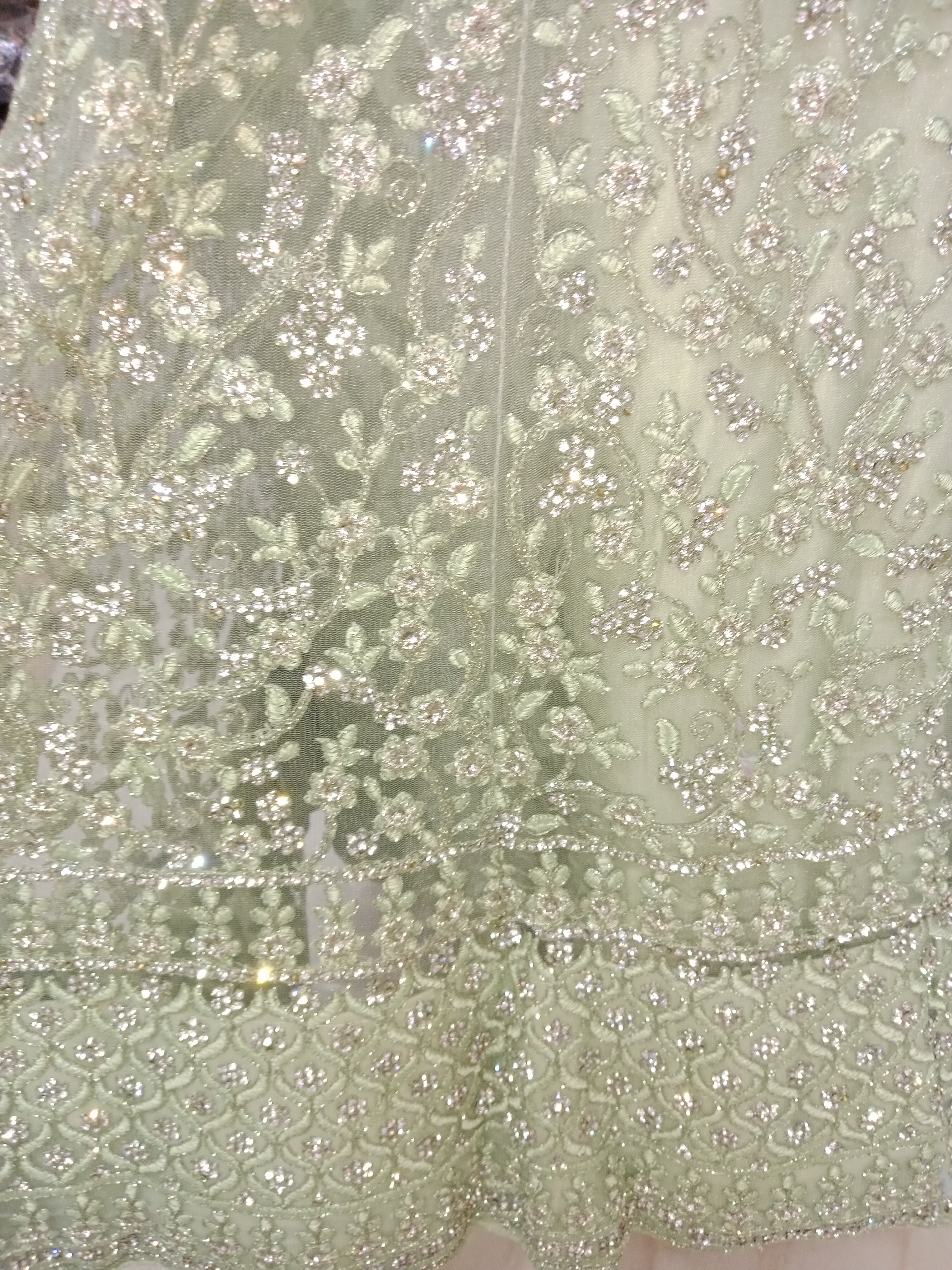 SAGE GREEN LEHENGA
