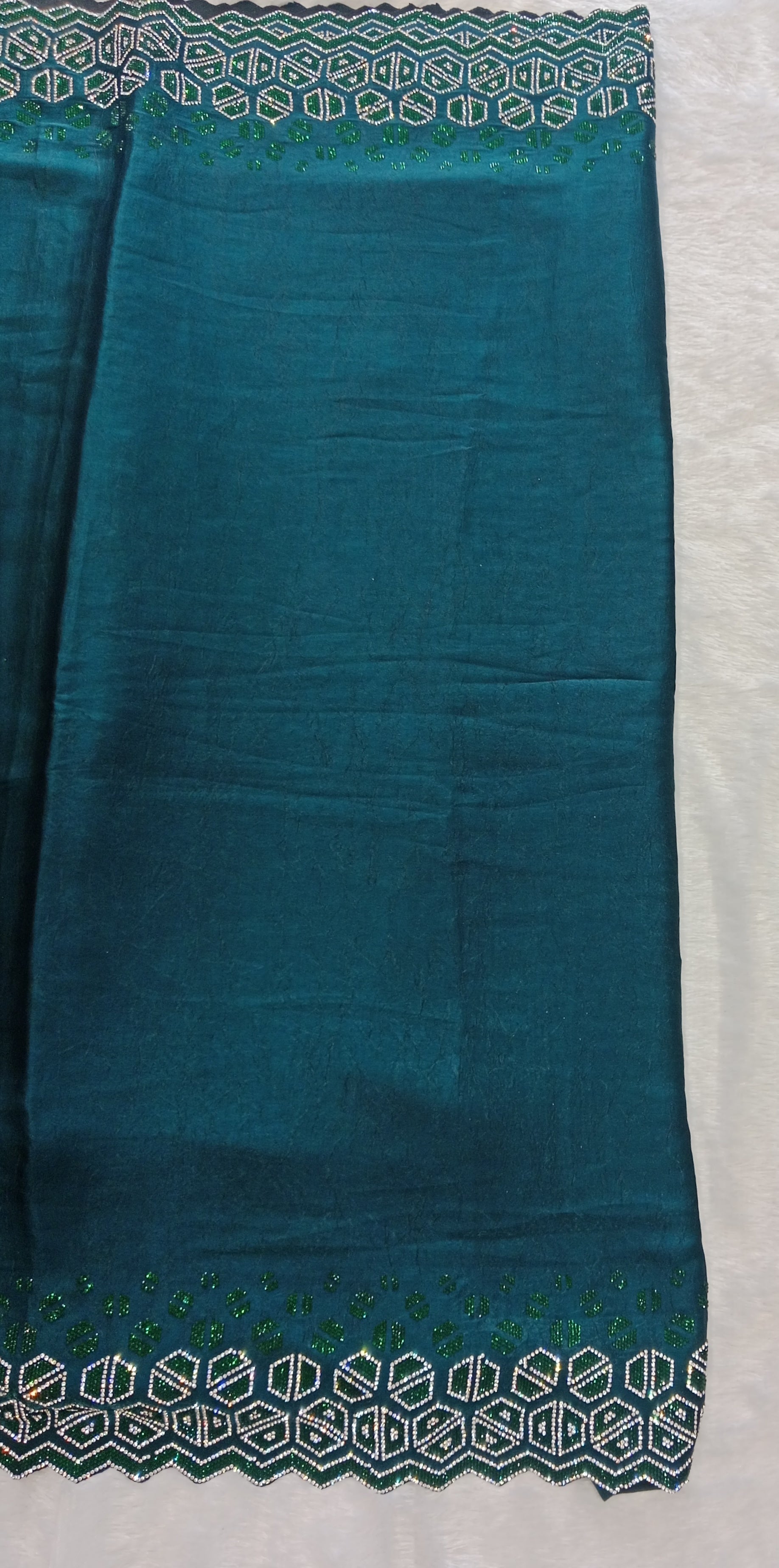 TEAL GEORGETTE SAREE