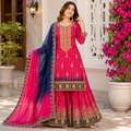FUCHSIA PINK SHARARA