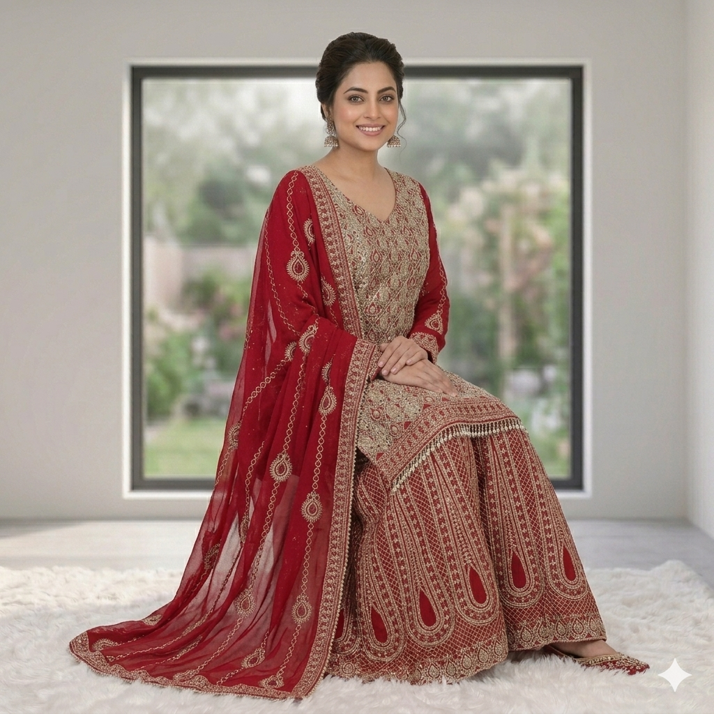 DEEP RED DIVINE SHARARA
