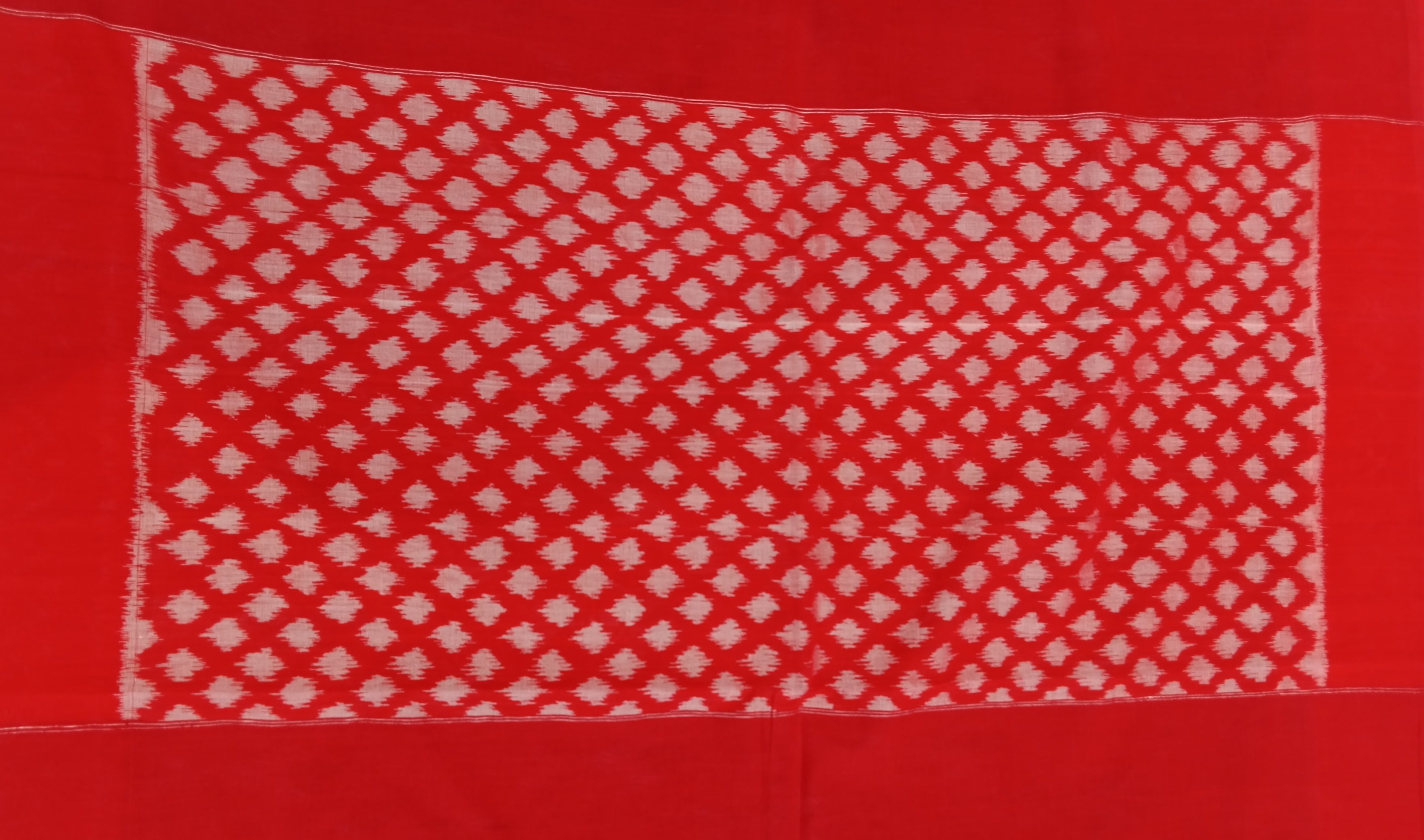 RED POCHAMPALLY SAMBALPURI HANDLOOM COTTON SAREE