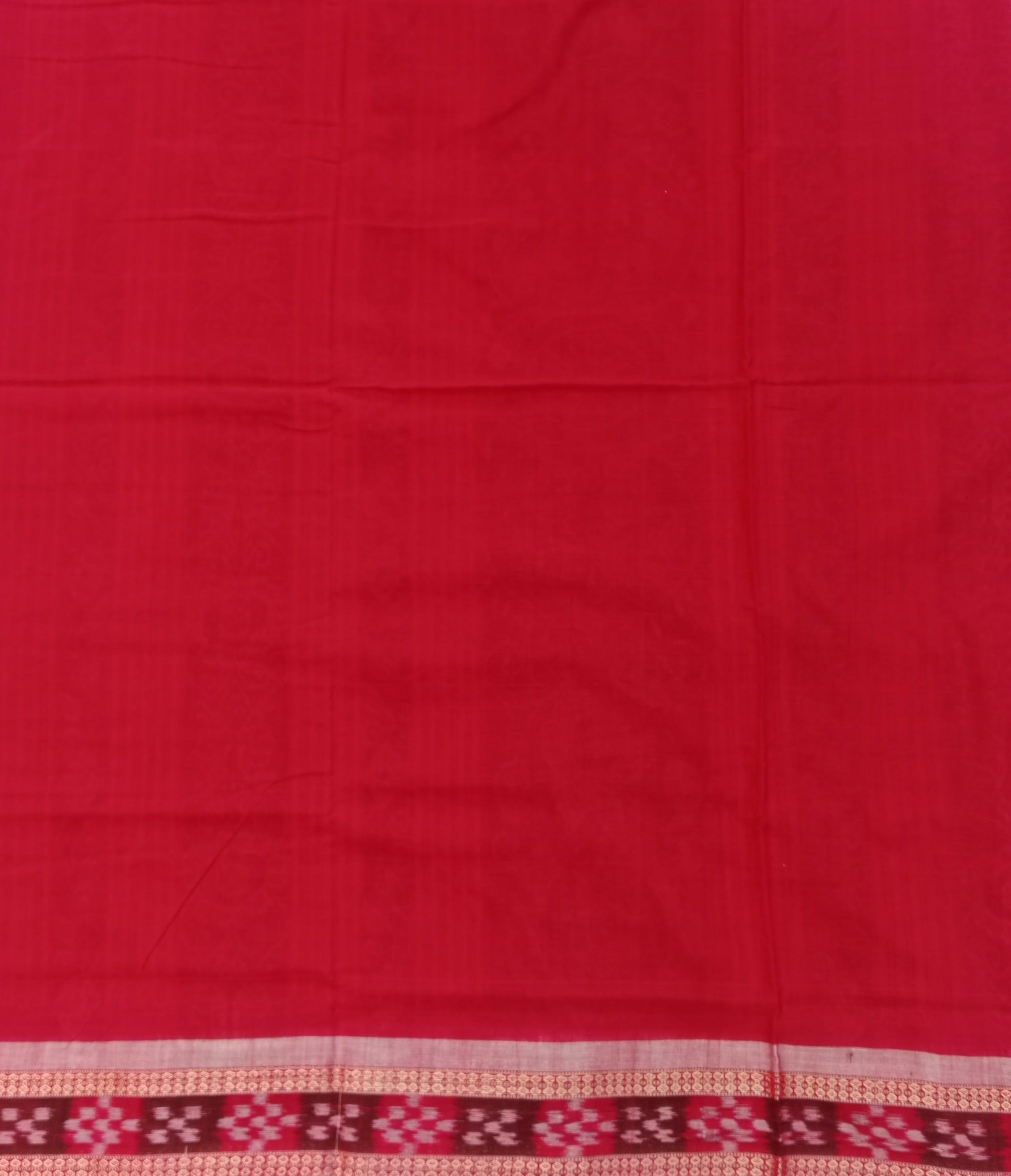 BOTTLE GREEN SAMBALPURI HANDLOOM COTTON SAREE