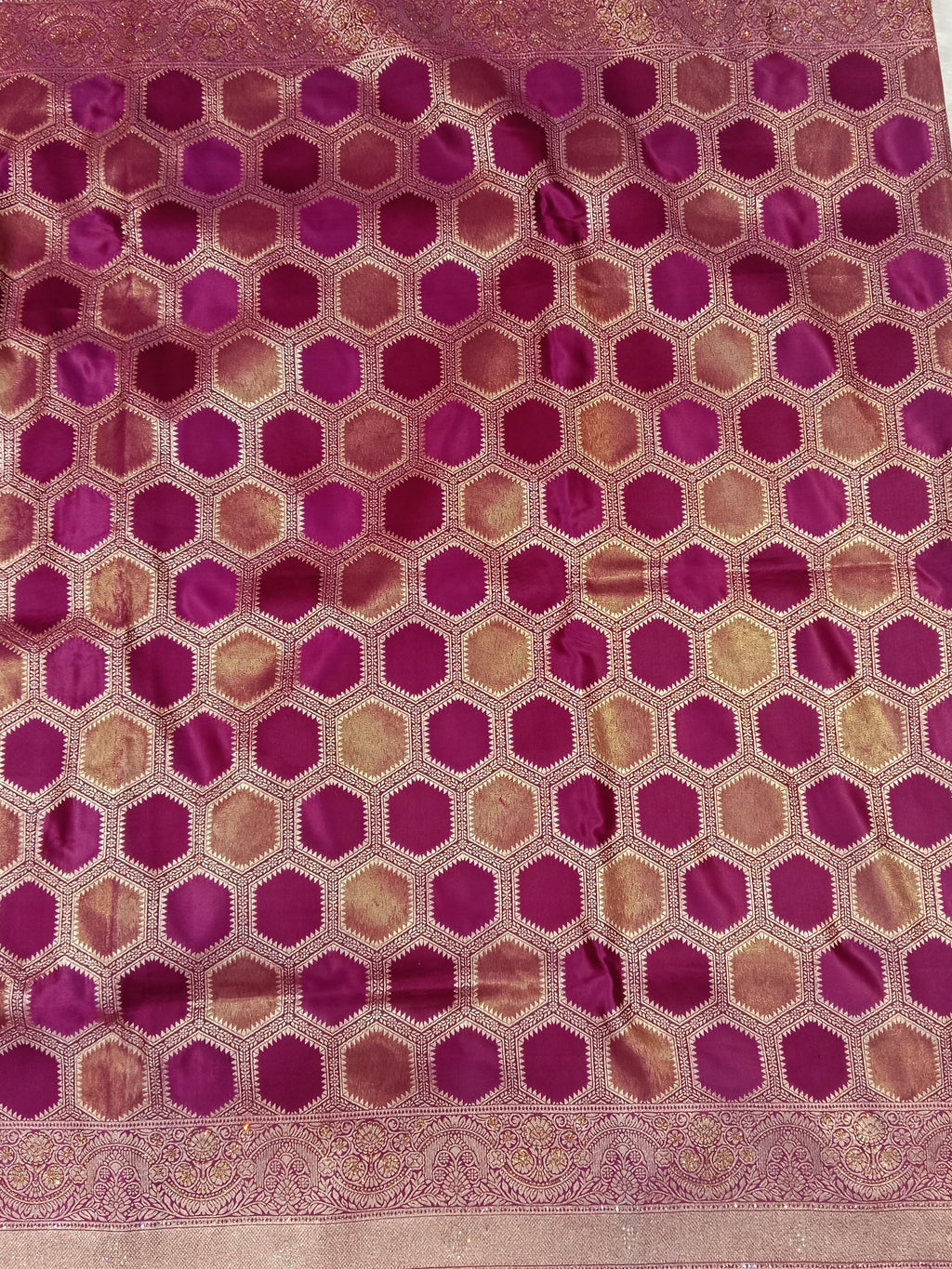 ROYAL JAMUNI PURPLE BANARASI SILK SAREE