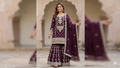 DEEP WINE JEWEL SHARARA