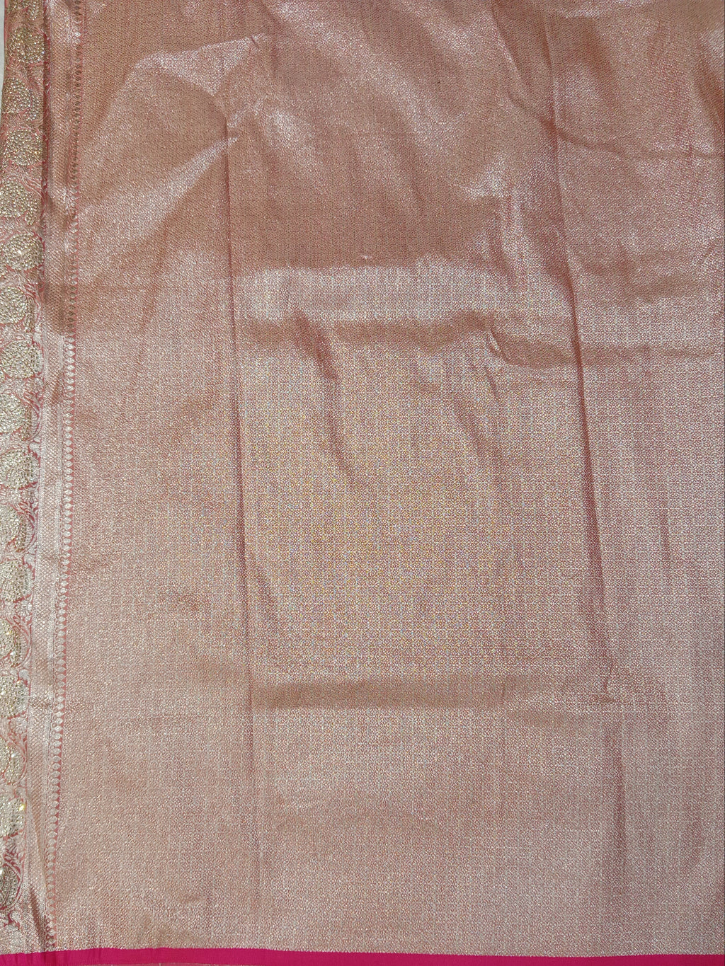 ROSE PINK BANARASI SILK SAREE