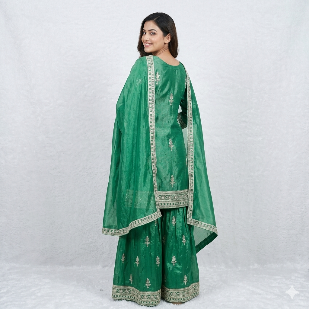 EMERALD GREEN CELESTE SHARARA