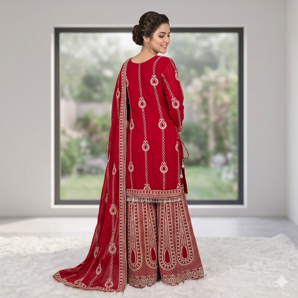 DEEP RED DIVINE SHARARA