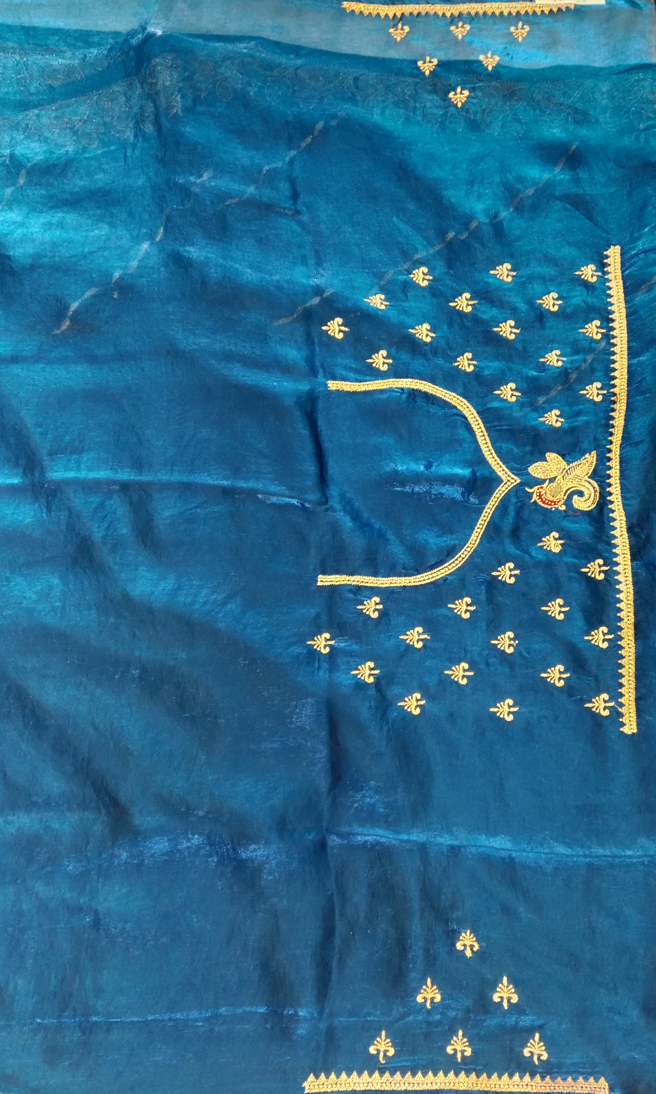 PEACOCK BLUE SAREE