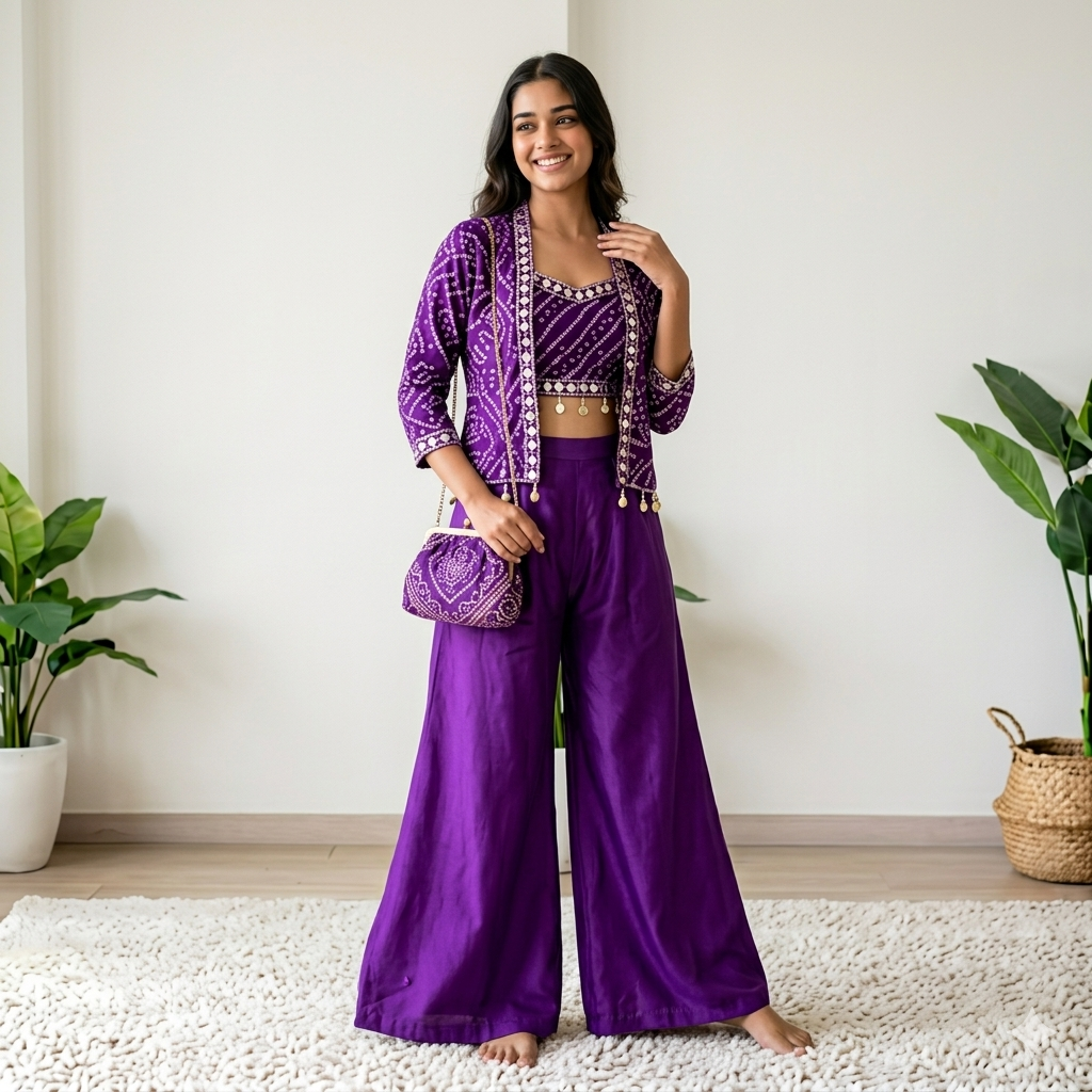ROYAL PURPLE CHARM SHARARA