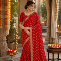 RED SAREE