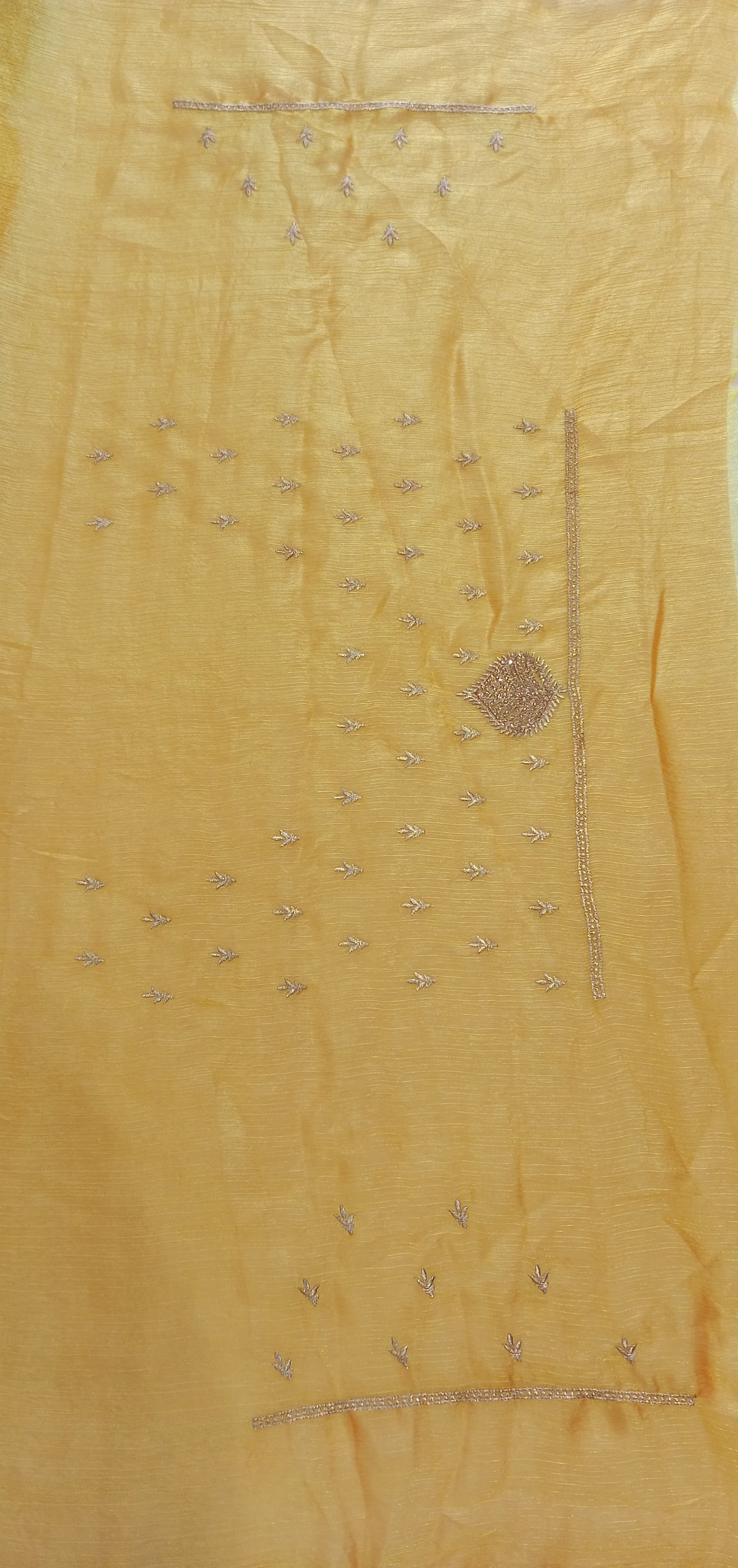 YELLOW FANCY SAREE