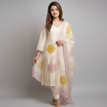 IVORY KURTI SET